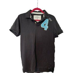 Aéropostale Mens Polo Shirt Black S/P Cotton